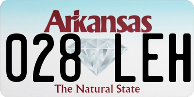 AR license plate 028LEH