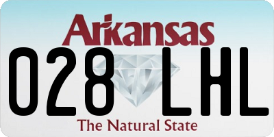 AR license plate 028LHL