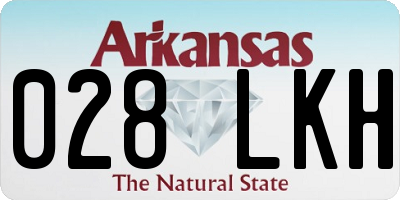 AR license plate 028LKH