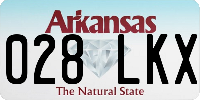 AR license plate 028LKX