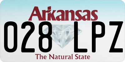 AR license plate 028LPZ