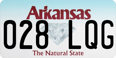 AR license plate 028LQG