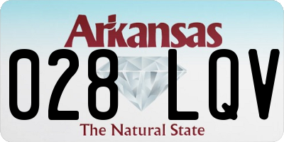 AR license plate 028LQV