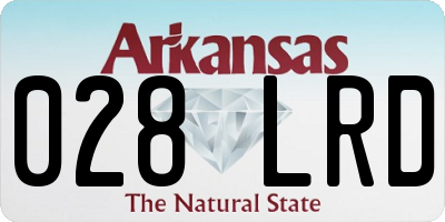 AR license plate 028LRD
