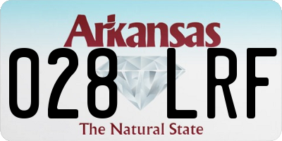 AR license plate 028LRF