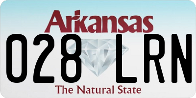 AR license plate 028LRN