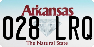 AR license plate 028LRQ
