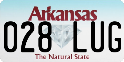 AR license plate 028LUG