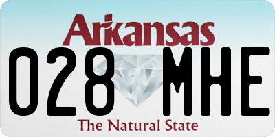 AR license plate 028MHE