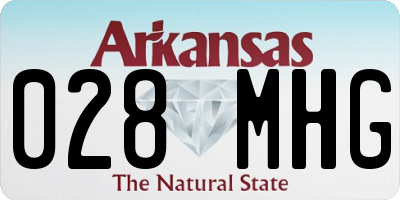 AR license plate 028MHG