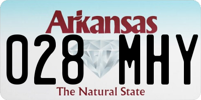 AR license plate 028MHY