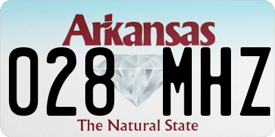 AR license plate 028MHZ