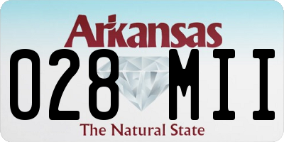 AR license plate 028MII