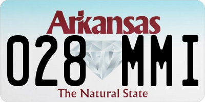 AR license plate 028MMI