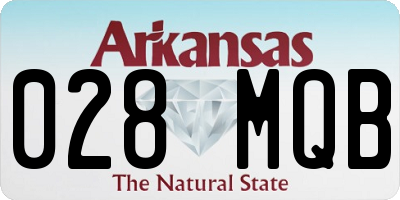 AR license plate 028MQB