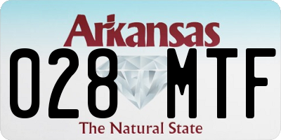 AR license plate 028MTF