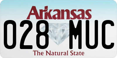 AR license plate 028MUC