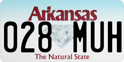 AR license plate 028MUH