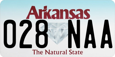 AR license plate 028NAA