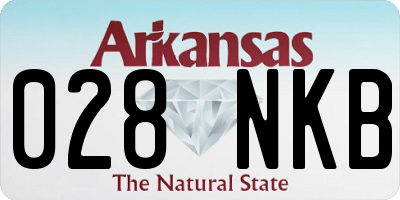 AR license plate 028NKB