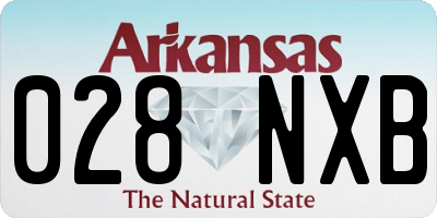 AR license plate 028NXB