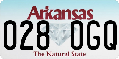 AR license plate 028OGQ