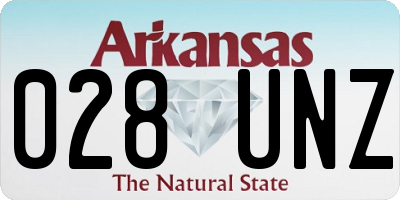 AR license plate 028UNZ