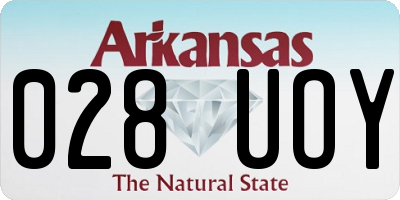 AR license plate 028UOY