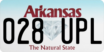 AR license plate 028UPL