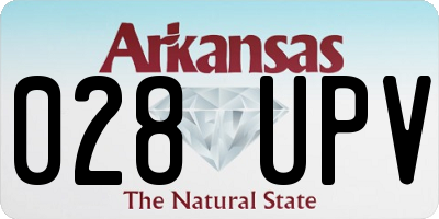 AR license plate 028UPV