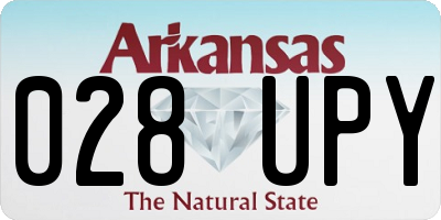 AR license plate 028UPY