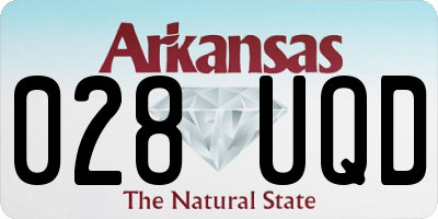 AR license plate 028UQD