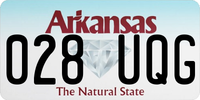 AR license plate 028UQG