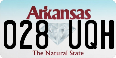 AR license plate 028UQH