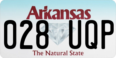 AR license plate 028UQP