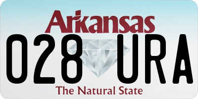 AR license plate 028URA