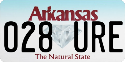AR license plate 028URE