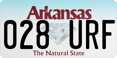 AR license plate 028URF