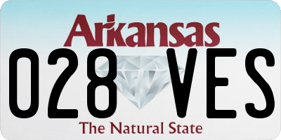 AR license plate 028VES