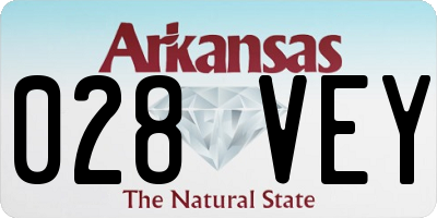 AR license plate 028VEY
