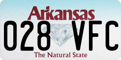AR license plate 028VFC