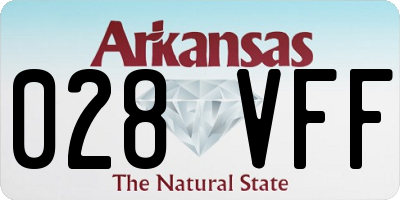 AR license plate 028VFF
