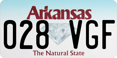 AR license plate 028VGF