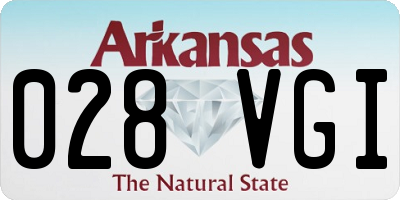 AR license plate 028VGI