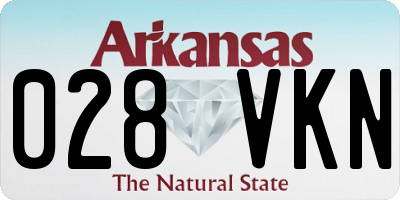 AR license plate 028VKN