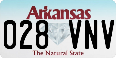 AR license plate 028VNV