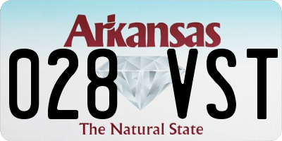 AR license plate 028VST