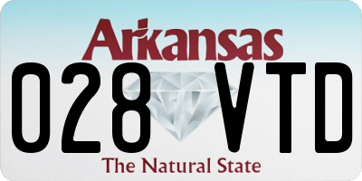 AR license plate 028VTD
