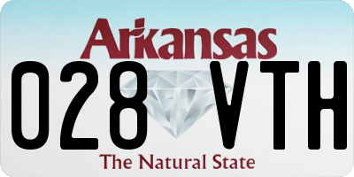 AR license plate 028VTH