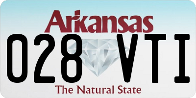 AR license plate 028VTI